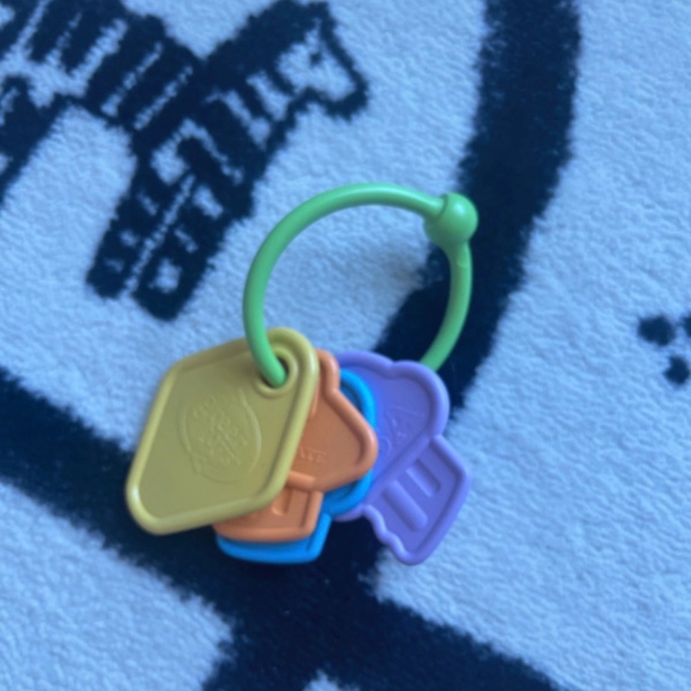 Gently Used Green Toys Rattle Keys